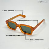 Angular Aura Shades - Maple / RB2450