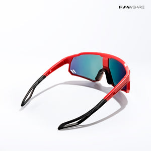 Velocity Core - Scarlet Rush Polarized Wrap Around Sunglasses - RB2815