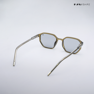 Tawi Gaze - Olive Angular Hexagon Sunglasses - RB2606