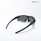 Dagger Rush - Jet Polarized Wrap Around Sunglasses - RB2821