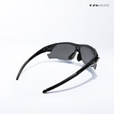 Dagger Rush - Jet Polarized Wrap Around Sunglasses - RB2821