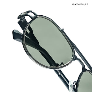 Valmont Aviator- Leaf Steel Polarized Aviator Sunglasses - RB2728