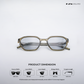 Tawi Gaze - Olive Angular Hexagon Sunglasses - RB2606