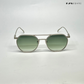 Round Luxe - Green Silver Round Sunglasses - RB2501