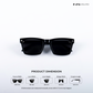 Maverick - All Black Wayfarer Sunglasses - RB2529
