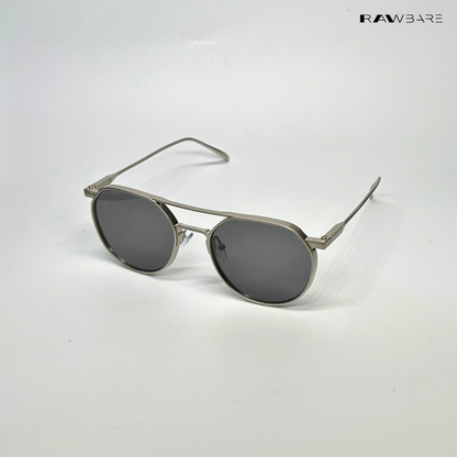 Round Luxe - Silver Round Sunglasses - RB2502