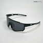 Turbo Tint - All Black Polarized Wrap Around Sunglasses - RB2442