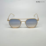 Round Luxe Shades - Blue Gold / RB2499