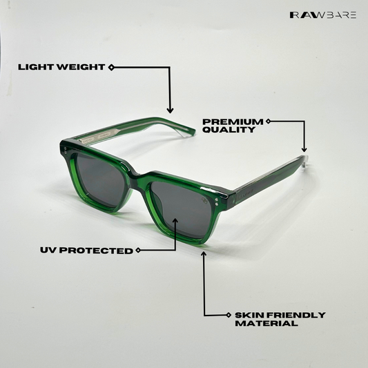 Waypoint - Green Wayfarer Sunglasses - RB2528