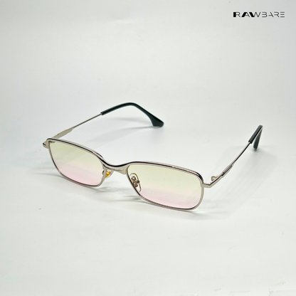 Retro Rim - Clear Rectangle Sunglasses - RB2517