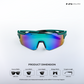Glide Max - Shadow Venom Polarized Wrap Around Sunglasses - RB2639