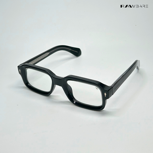 Angular Aura Shades - Transparent Black / RB2451