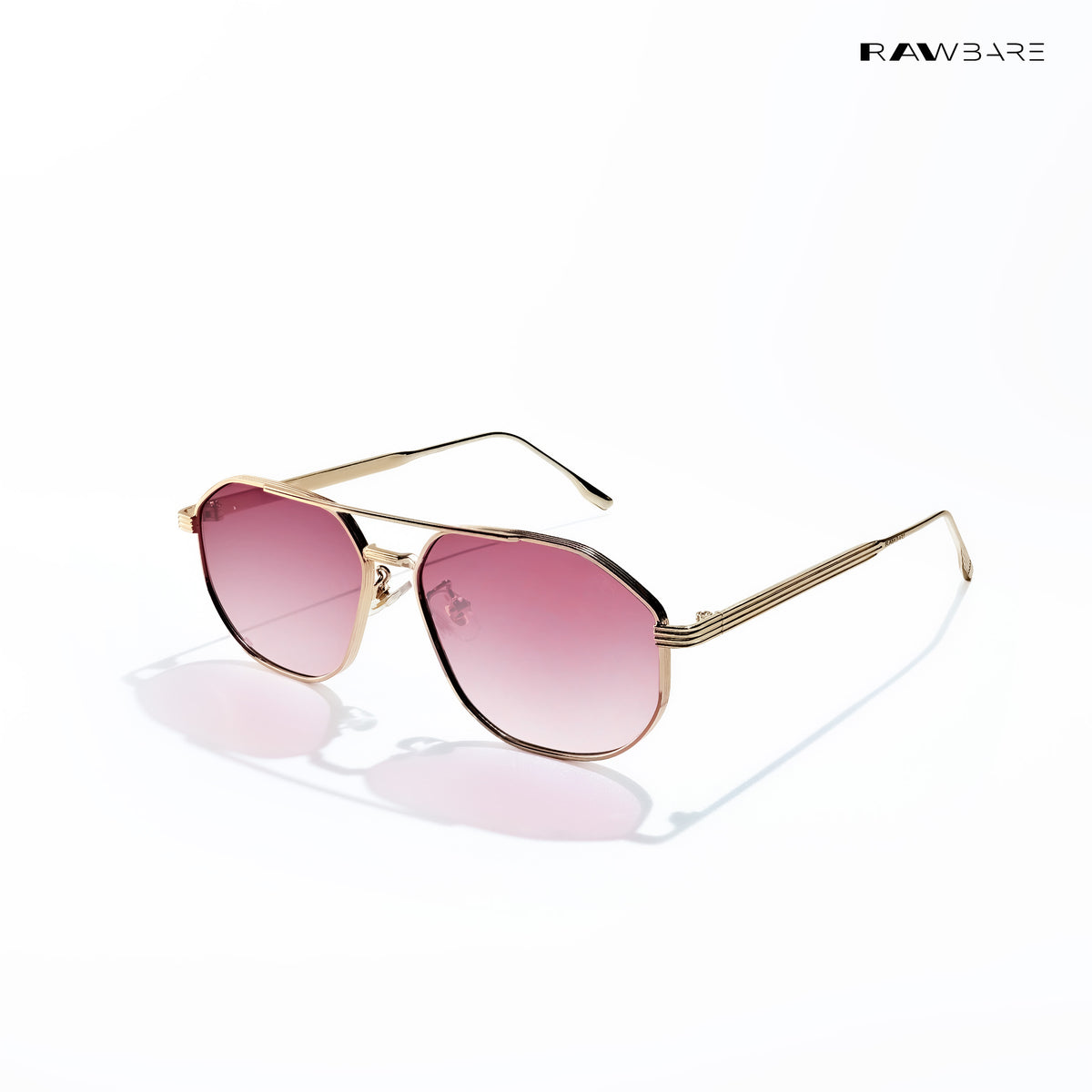 Mountain - Alpine Rose Geometric Aviator Sunglasses - RB2875