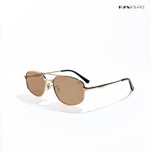 Forest - Gold Rush Geometric Aviator Sunglasses - RB2882