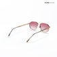 Mountain - Alpine Rose Geometric Aviator Sunglasses - RB2875
