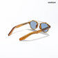 Dharamshala Aura - Kangra Polarized Retro Round Sunglasses - RB3038