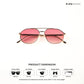 Mountain - Alpine Rose Geometric Aviator Sunglasses - RB2875