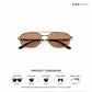 Forest - Gold Rush Geometric Aviator Sunglasses - RB2882