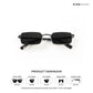 Heat - Coal Rectangle Sunglasses - RB2900