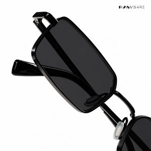 Heat - Coal Rectangle Sunglasses - RB2900