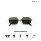 Metal Aviator 2.0 - Green Gold Aviator Sunglasses - RB2683GG