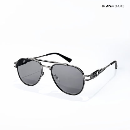 Valmont Aviator- Dark Steel Polarized Aviator Sunglasses - RB2727