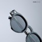 Groove Shades - All Black Round Sunglasses - RB2538