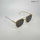 Round Luxe - Gold Round Sunglasses - RB2498