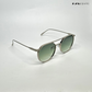 Round Luxe - Green Silver Round Sunglasses - RB2501
