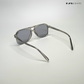 Patiala Drop - Stone Dust Geometric Aviator Sunglasses - RB2542