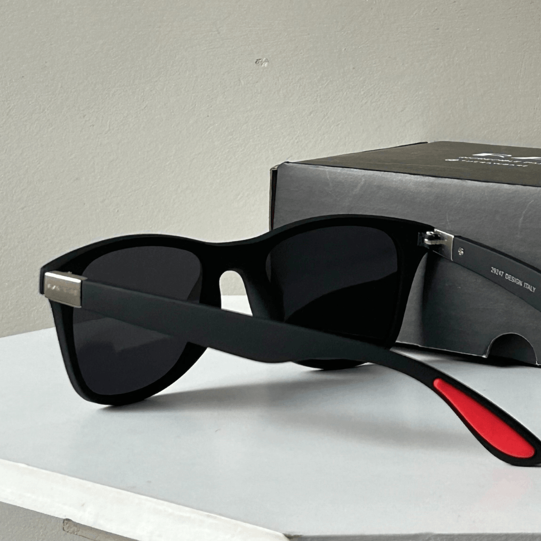 Black Wayfarer Sunglasses (T2) 2.0
