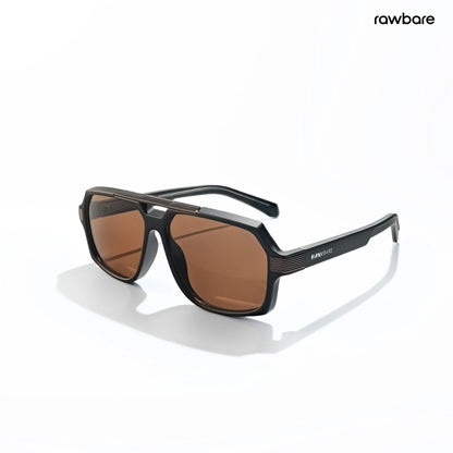Bengaluru Dusk - Roast Geometric Square Sunglasses - RB3014