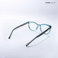 Elen - Blue Cateye Bluecut Eyewear - RB2733