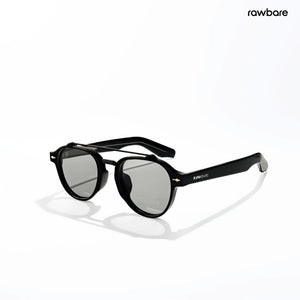 Dharamshala Aura - Quiet Polarized Retro Round Sunglasses - RB3040