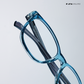 Elen - Blue Cateye Bluecut Eyewear - RB2733