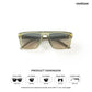 Chandigarh Flair - Skylark Square Sunglasses - RB3027