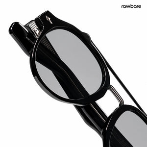 Dharamshala Aura - Quiet Polarized Retro Round Sunglasses - RB3040