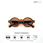 Hampi Halo - Sunflare 2-in-1 Clip-On Round Sunglasses - RB2834