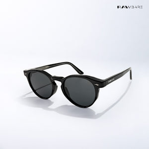 Surat Shadow - Jet Black Round Sunglasses - RB2786