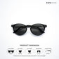 Surat Shadow - Jet Black Round Sunglasses - RB2786