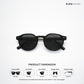 Nainital Core - Pure Black Round Sunglasses - RB2795