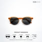 Surat Shadow - Amber Shadow Round Sunglasses - RB2787