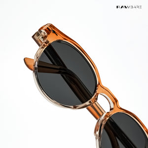 Surat Shadow - Amber Shadow Round Sunglasses - RB2787