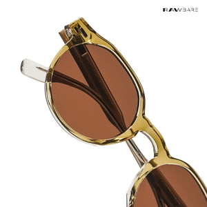 Nainital Core - Brown Fade Round Sunglasses - RB2796