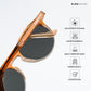 Surat Shadow - Amber Shadow Round Sunglasses - RB2787