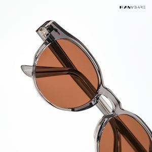 Surat Shadow - Taupe Shadow Round Sunglasses - RB2788