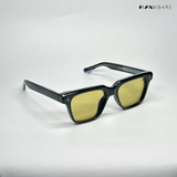 Waypoint - Black Yellow Wayfarer Sunglasses - RB2519