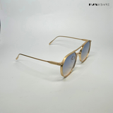 Round Luxe Shades - Blue Gold / RB2499