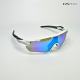 Swift - White Blue Polarized Wrap Around Sunglasses - RB2514