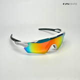 Swift - White Orange Polarized Wrap Around Sunglasses - RB2513